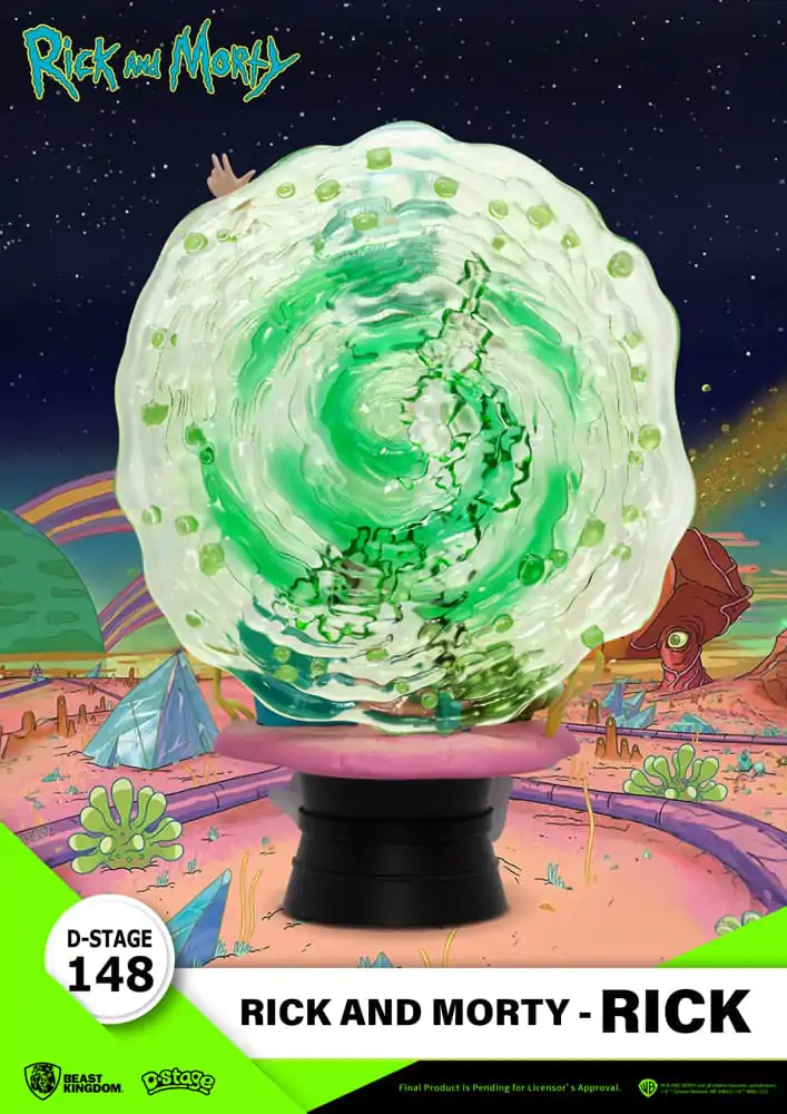 Rick &amp; Morty D-Stage Rick PVC Dioráma szobor figura 14 cm termékfotó