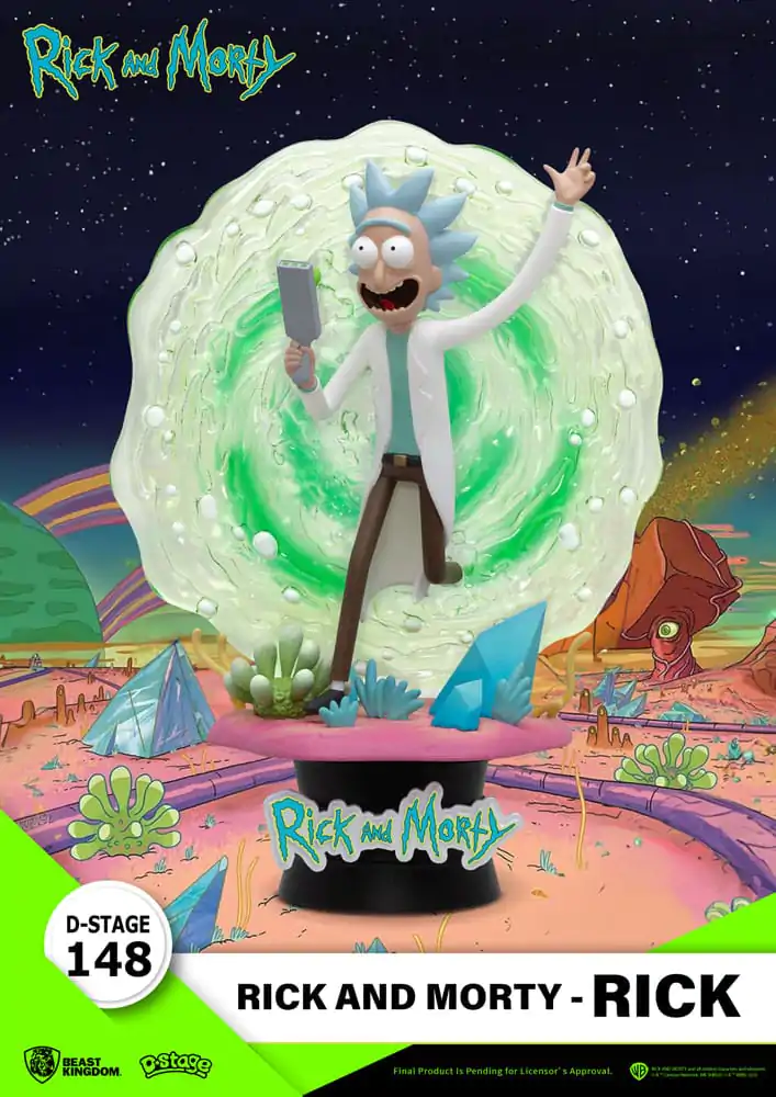 Rick &amp; Morty D-Stage Rick PVC Dioráma szobor figura 14 cm termékfotó