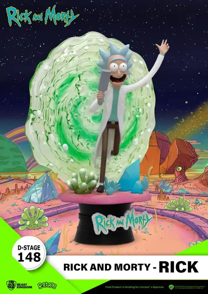 Rick &amp; Morty D-Stage Rick PVC Dioráma szobor figura 14 cm termékfotó