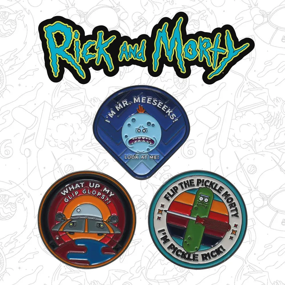 Rick &amp; Morty kitűző csomag Limitált kiadás termékfotó