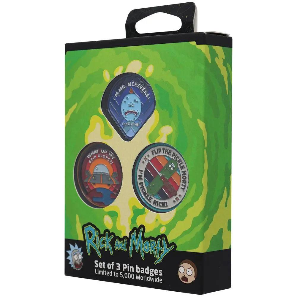 Rick &amp; Morty kitűző csomag Limitált kiadás termékfotó