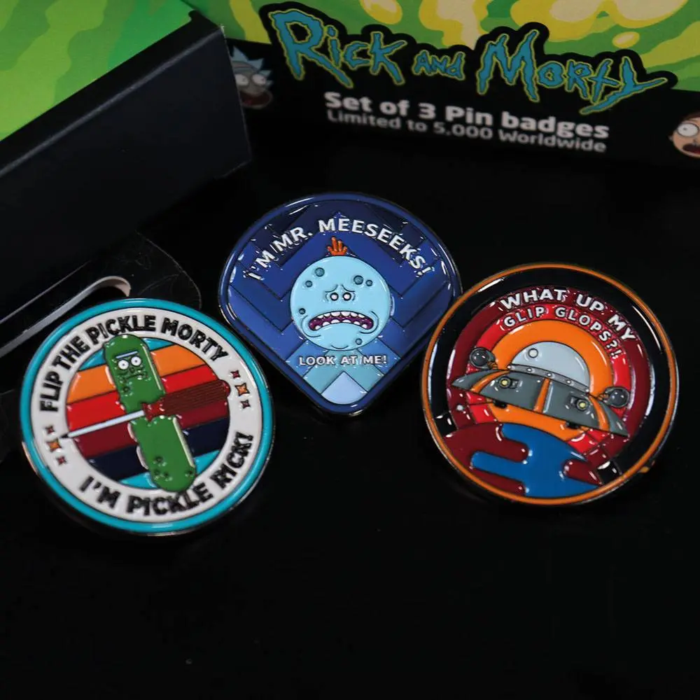 Rick &amp; Morty kitűző csomag Limitált kiadás termékfotó