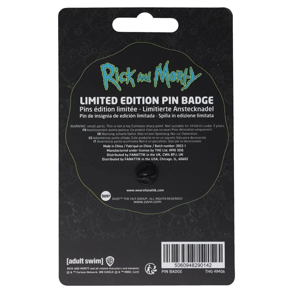 Rick &amp; Morty kitűző Limitált kiadás termékfotó