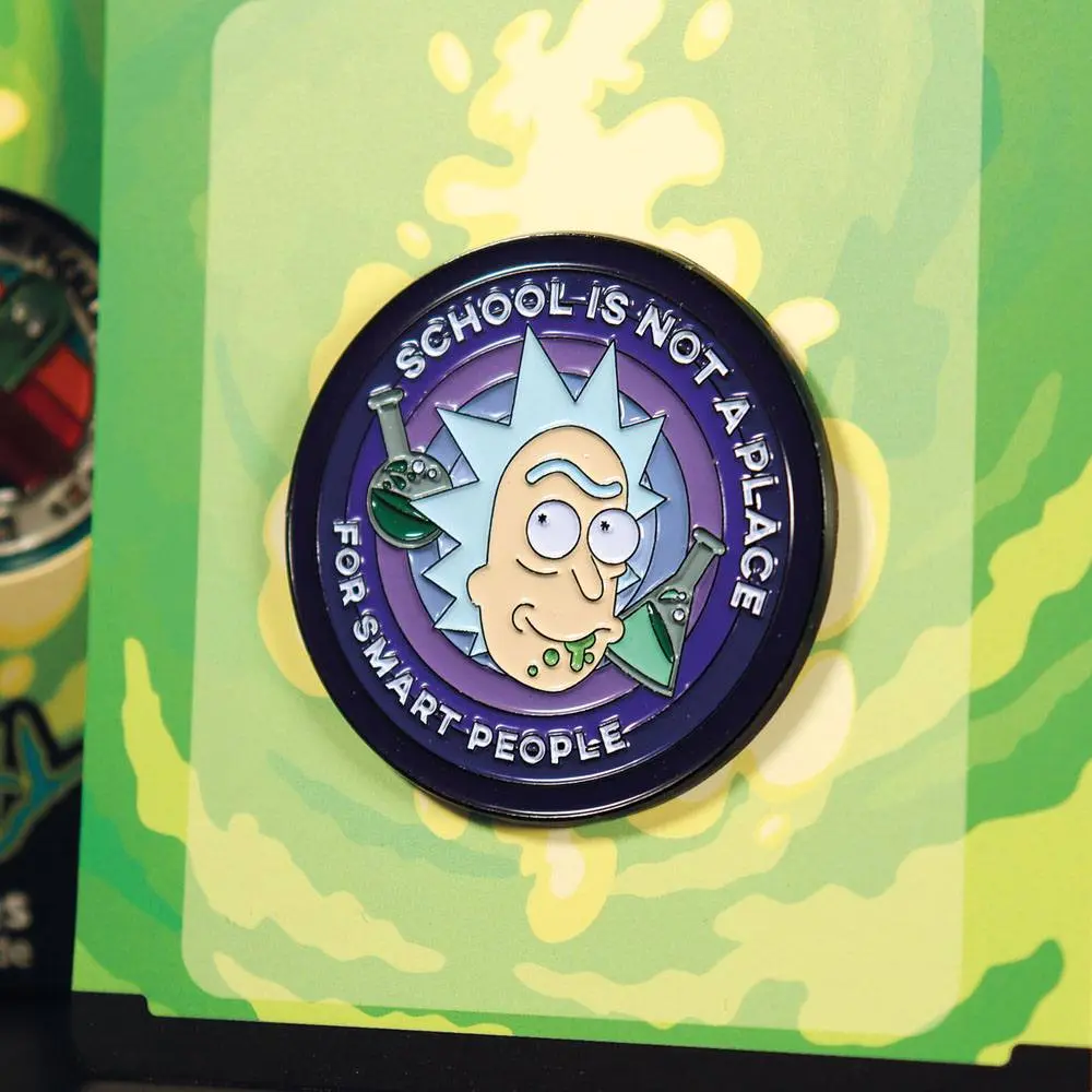 Rick &amp; Morty kitűző Limitált kiadás termékfotó