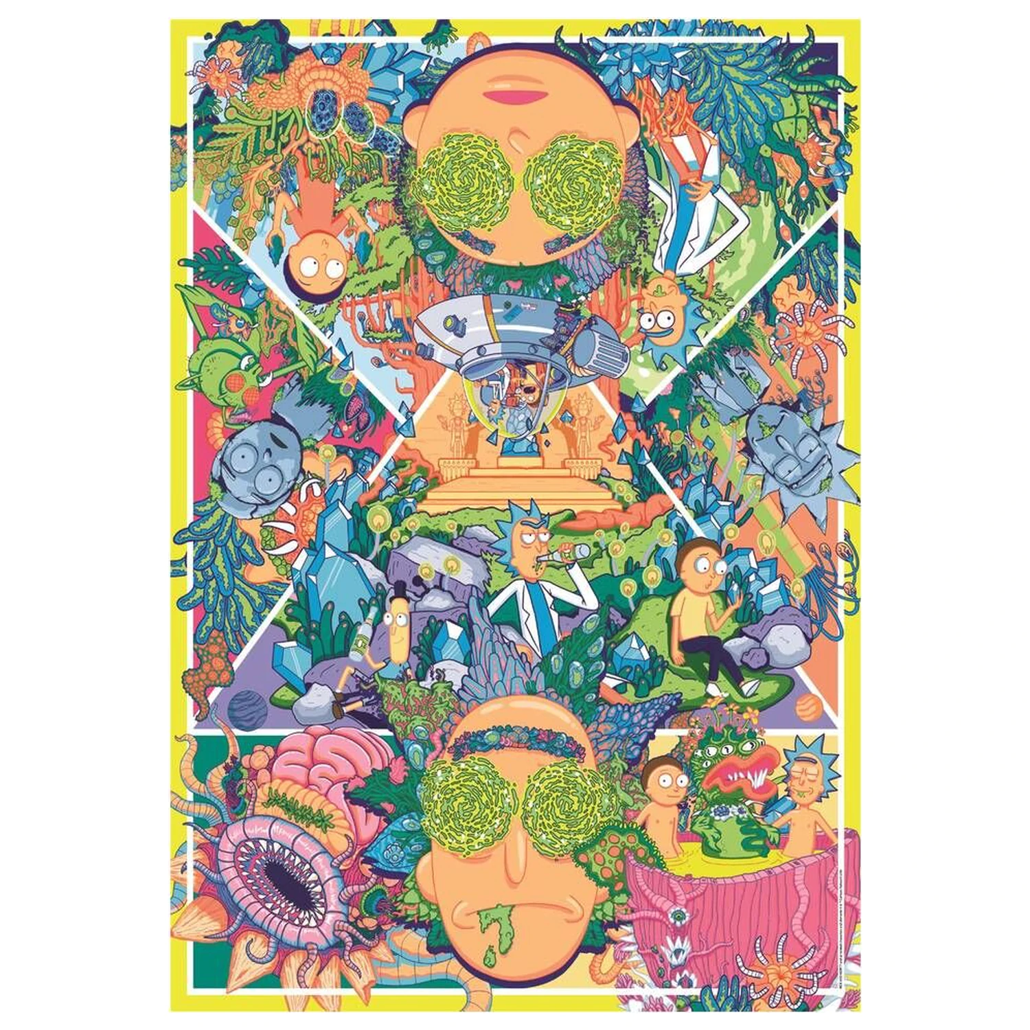 Rick and Morty 2 puzzle 1000db-os termékfotó