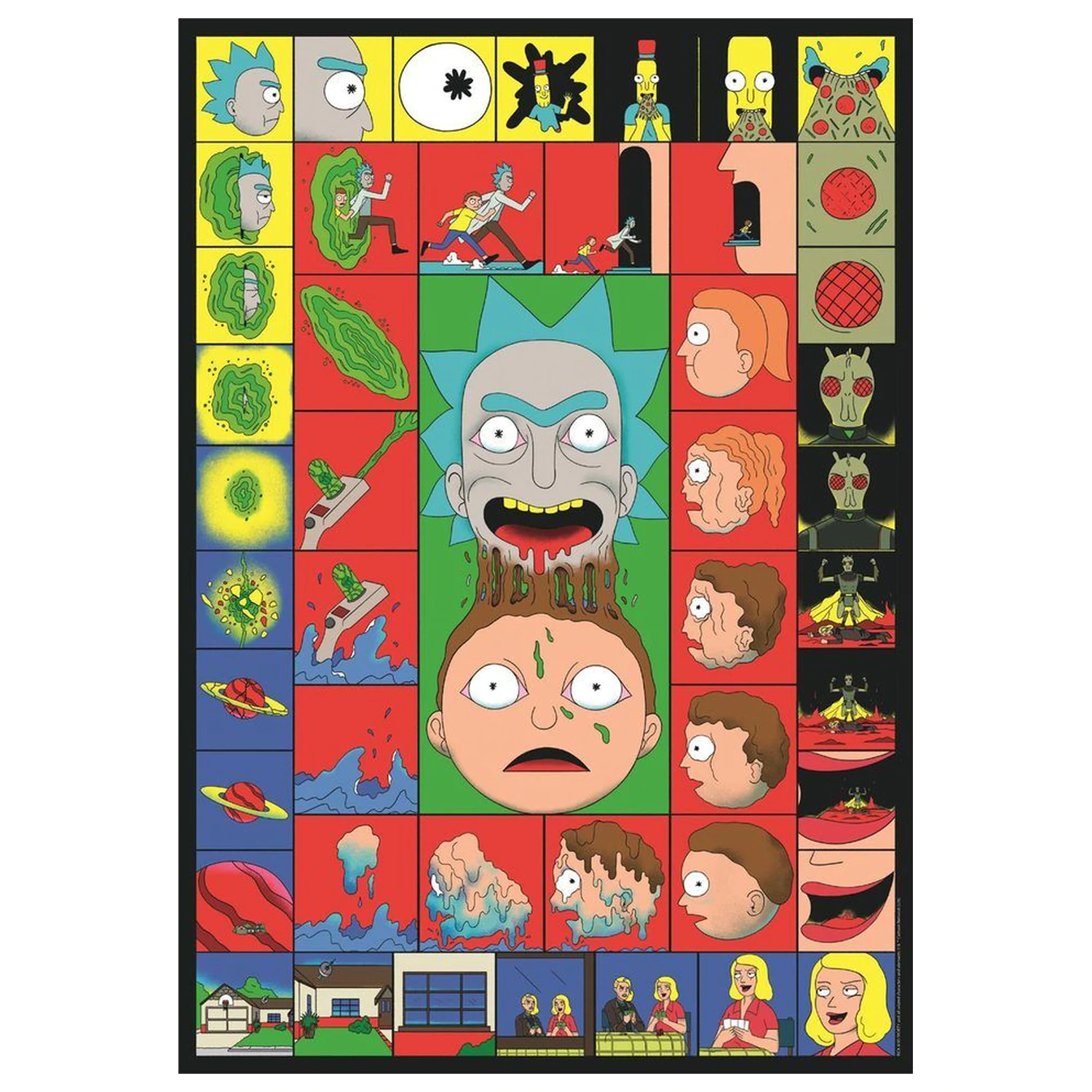 Rick and Morty 3 puzzle 1000db-os termékfotó