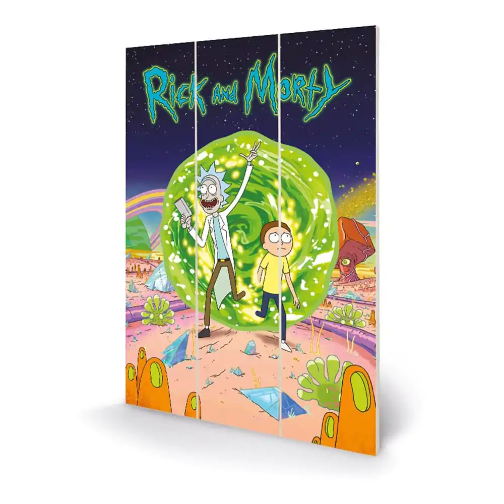 Rick and Morty Portal fali fa poszter 20 x 30 cm termékfotó