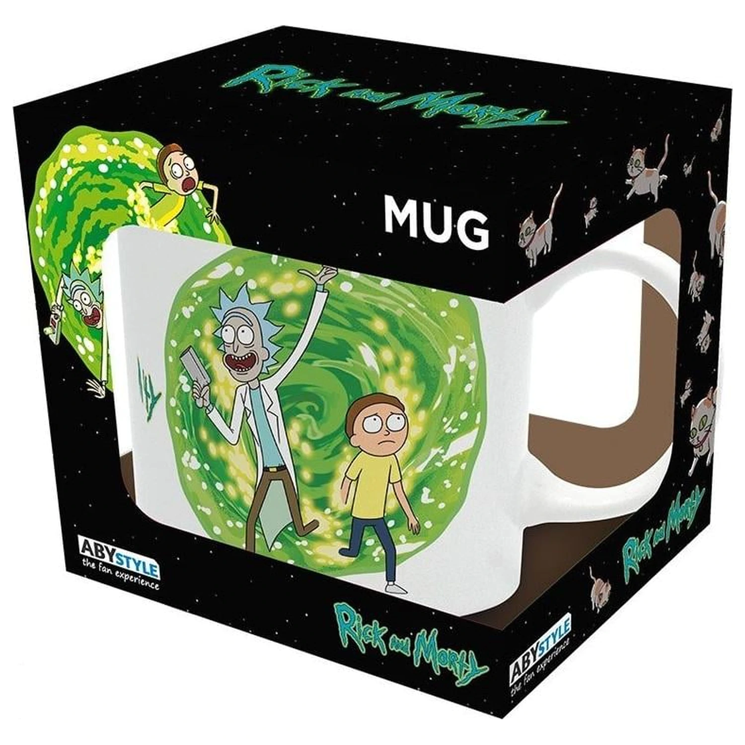 Rick and Morty bögre Portal Subli termékfotó