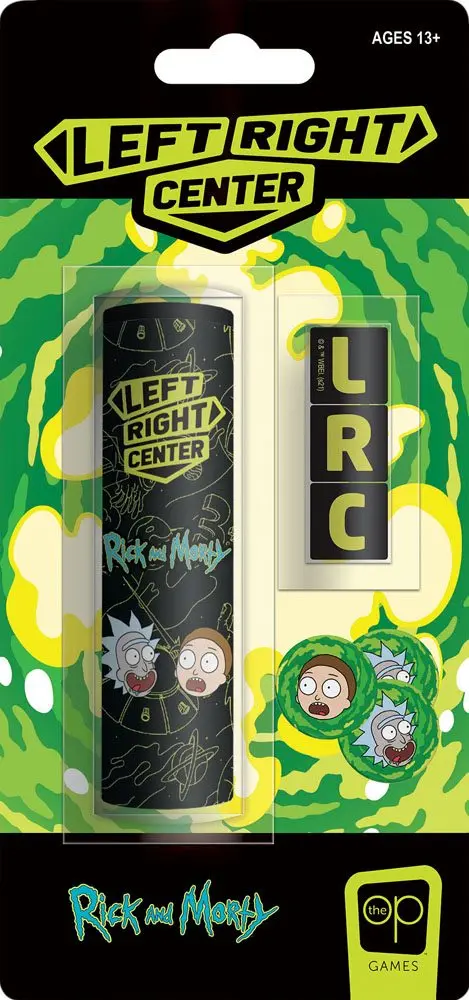 Rick and Morty Dice Game Left Right Center Angol nyelvű termékfotó