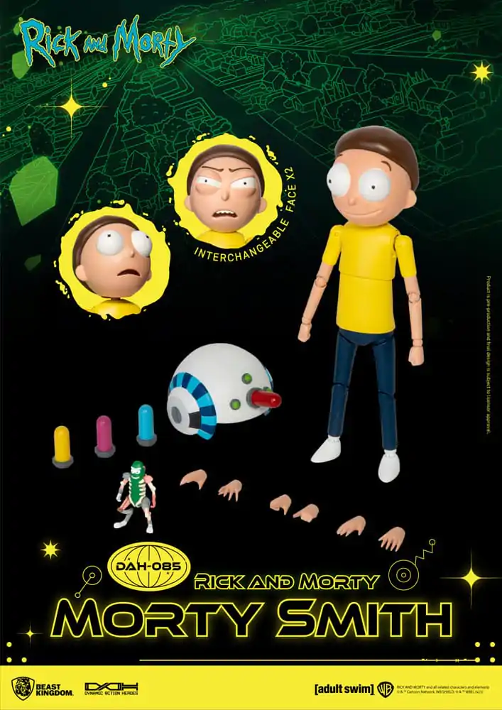 Rick and Morty Dynamic 8ction Heroes Action Figure 1/9 Morty Smith 23 cm termékfotó