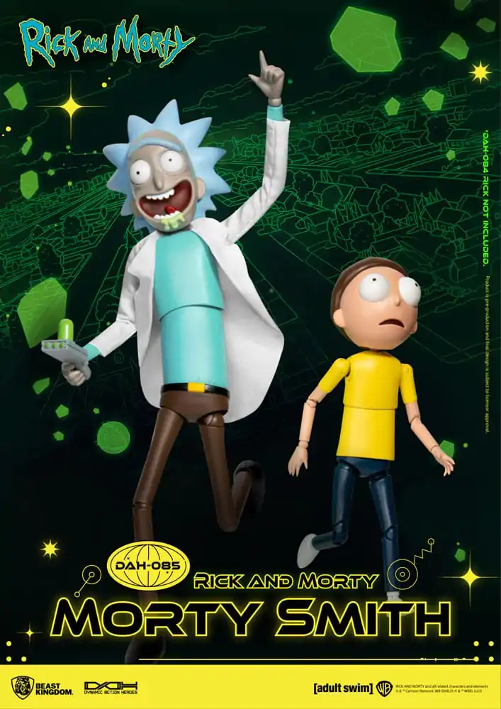 Rick and Morty Dynamic 8ction Heroes Action Figure 1/9 Morty Smith 23 cm termékfotó