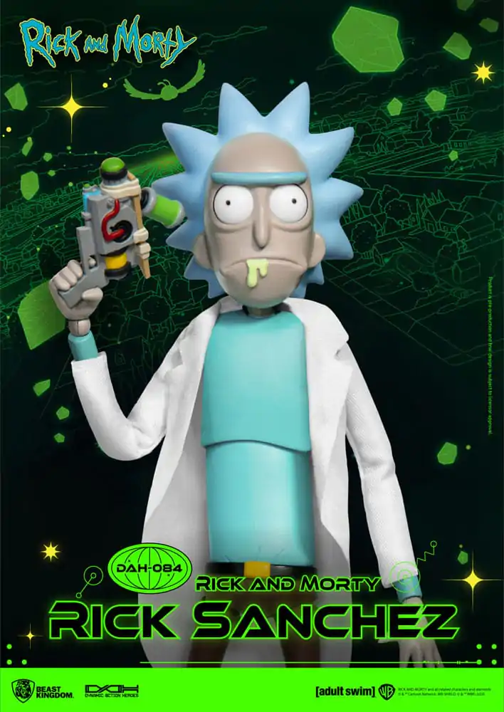 Rick and Morty Dynamic 8ction Heroes Action Figure 1/9 Rick Sanchez 23 cm termékfotó