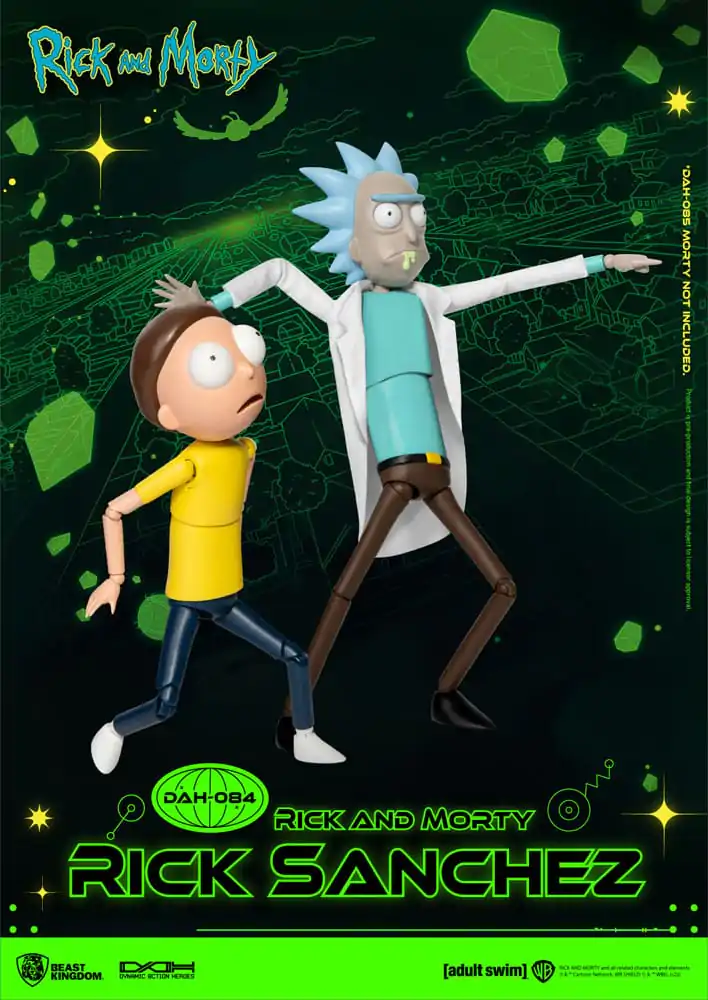 Rick and Morty Dynamic 8ction Heroes Action Figure 1/9 Rick Sanchez 23 cm termékfotó