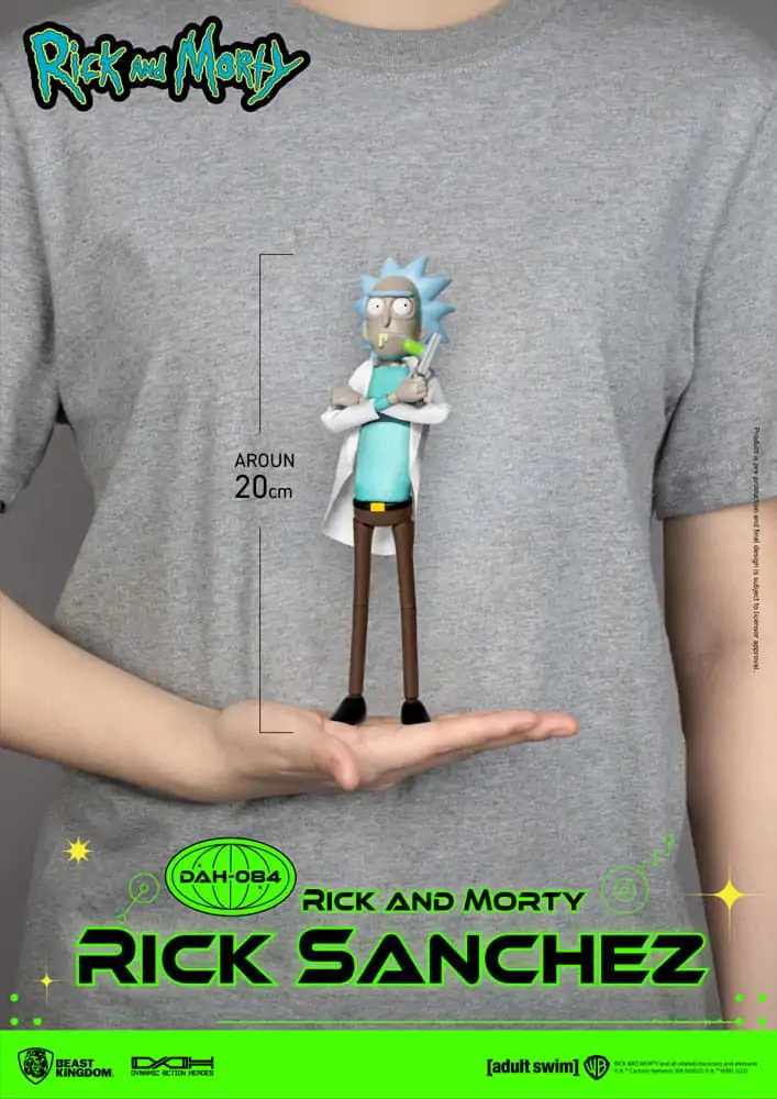 Rick and Morty Dynamic 8ction Heroes Action Figure 1/9 Rick Sanchez 23 cm termékfotó