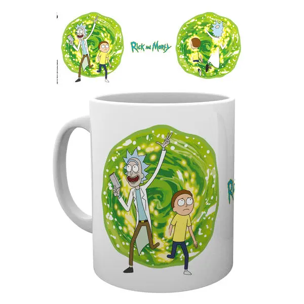 Rick &amp; Morty Portál bögre termékfotó