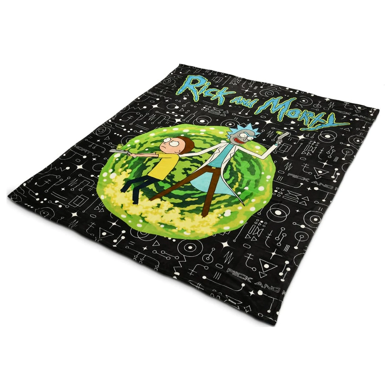 Rick and Morty Portal pléd takaró 180 x 200 cm  termékfotó