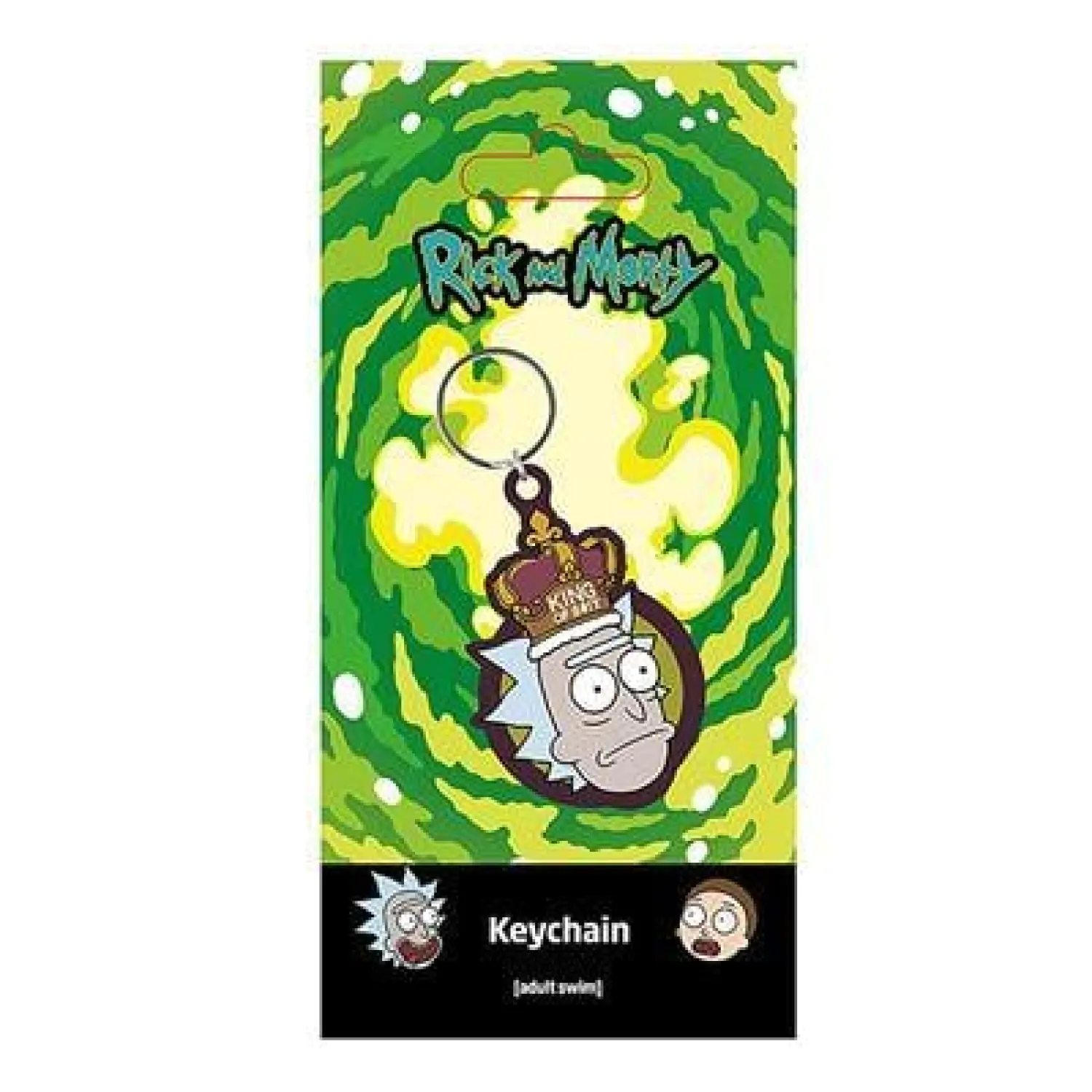 Rick and Morty PVC kulcstartó King of S**t termékfotó