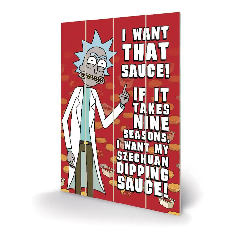 Rick and Morty Szechuan Sauce fa fali poszter 40 x 59 cm termékfotó