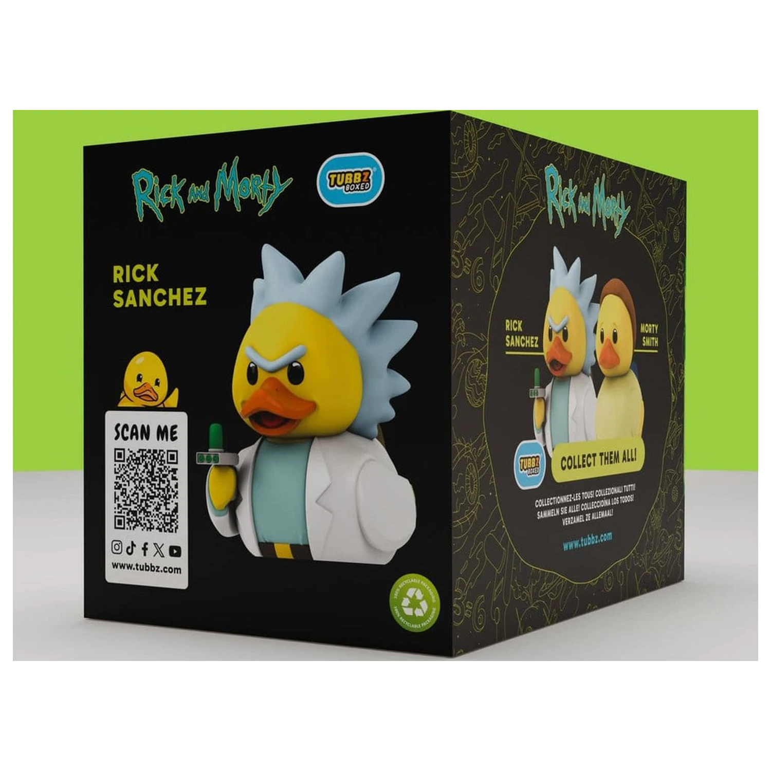 Rick and Morty Tubbz PVC figura Rick Boxed Edition 10 cm  termékfotó