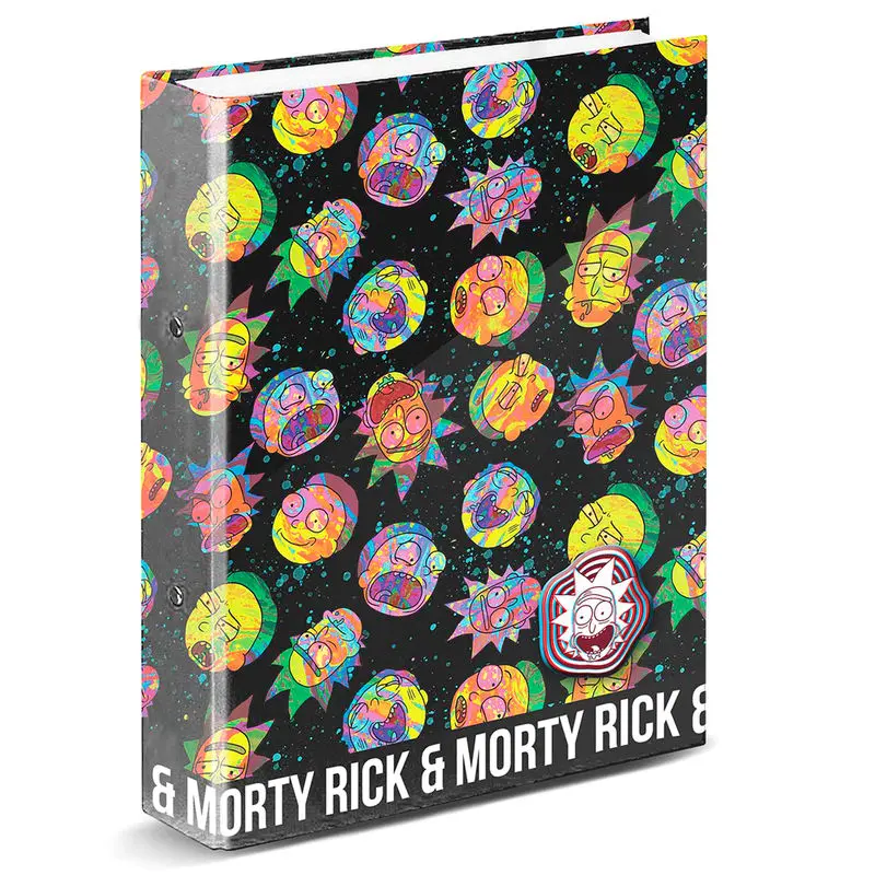 Rick és Morty A4-es mappa 4 gyűrűs termékfotó