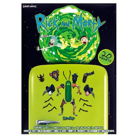 Rick és Morty hűtőmágnes csomag termékfotó