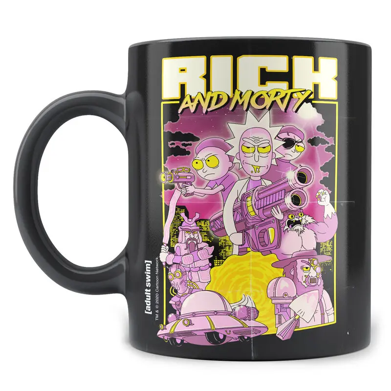Rick és Morty Retro poszter bögre termékfotó