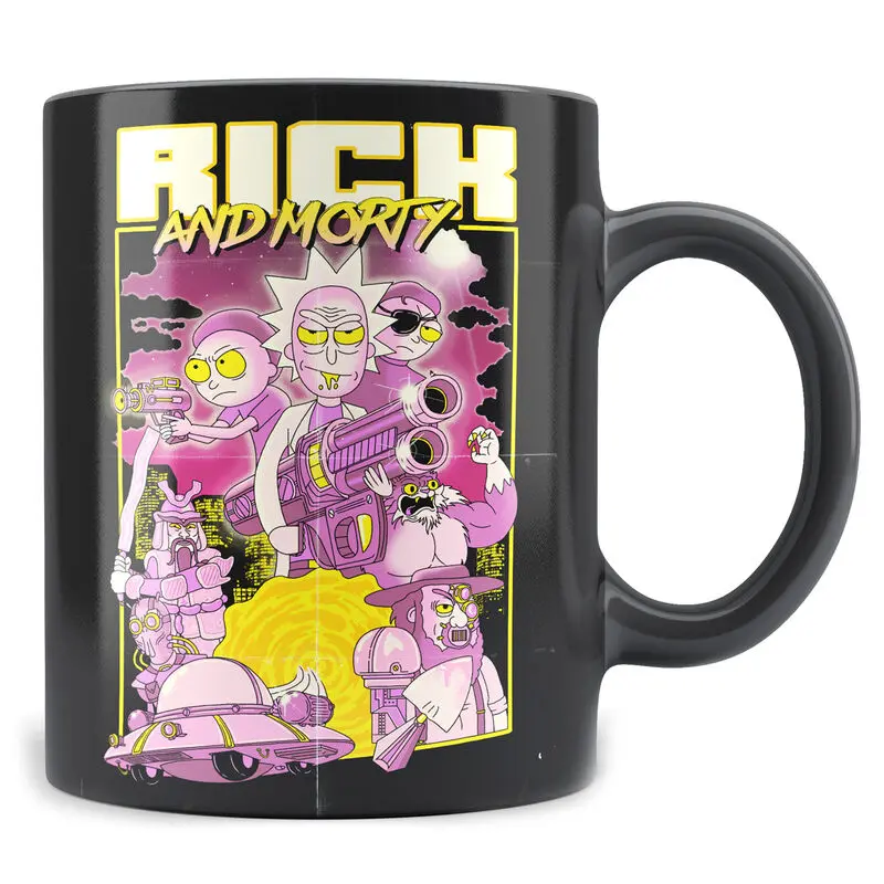 Rick és Morty Retro poszter bögre termékfotó