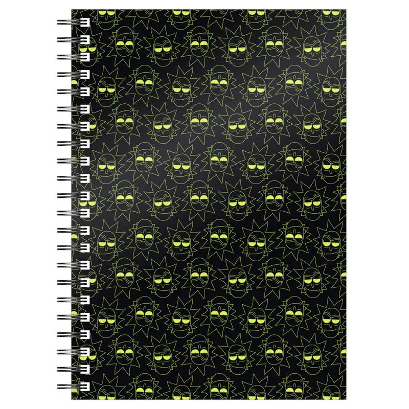 Rick és Morty Rick Pattern A5 jegyzetfüzet termékfotó