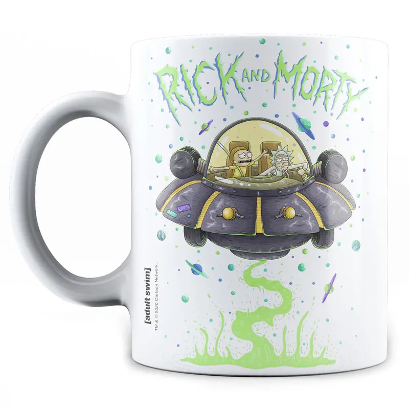 Rick és Morty Space Ship bögre termékfotó