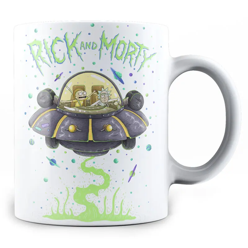 Rick és Morty Space Ship bögre termékfotó