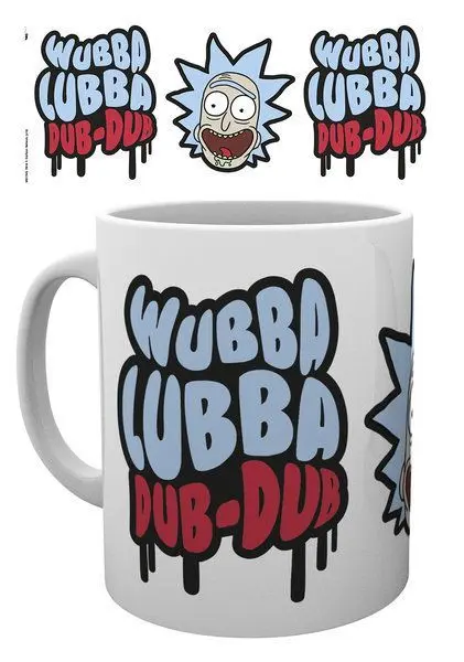 Rick és Morty Wubba Lubba Dub-Dub bögre termékfotó