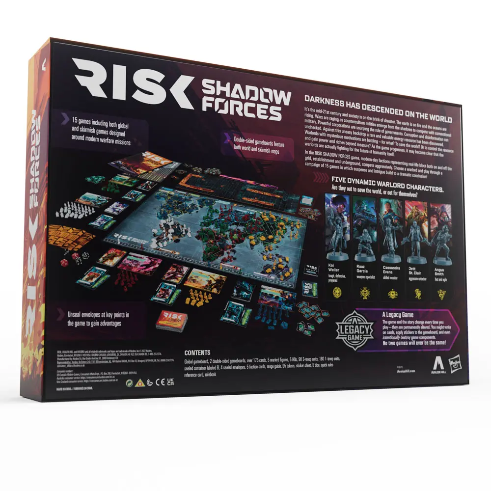 Risk Shadow Forces Angol nyelvű társasjáték termékfotó
