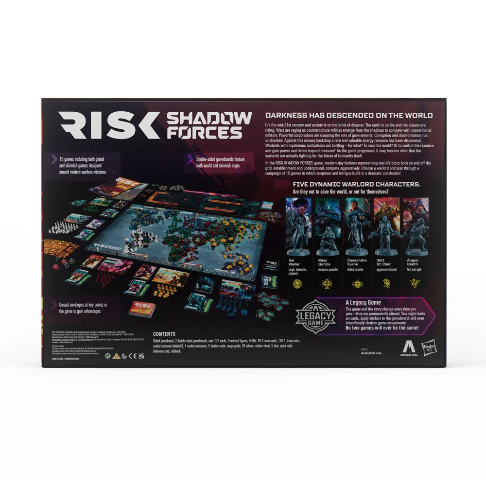 Risk Shadow Forces Angol nyelvű társasjáték termékfotó