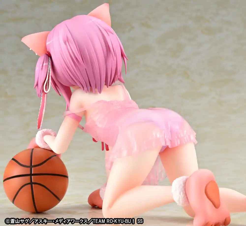 Ro-Kyu-Bu: Fast Break! 1/7 Tomoka Minato Kemomimi Lingerie Ver. PVC szobor figura 18 cm termékfotó