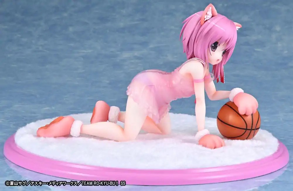 Ro-Kyu-Bu: Fast Break! 1/7 Tomoka Minato Kemomimi Lingerie Ver. PVC szobor figura 18 cm termékfotó