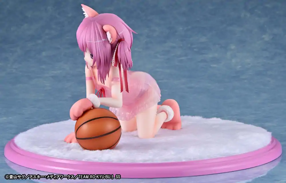 Ro-Kyu-Bu: Fast Break! 1/7 Tomoka Minato Kemomimi Lingerie Ver. PVC szobor figura 18 cm termékfotó