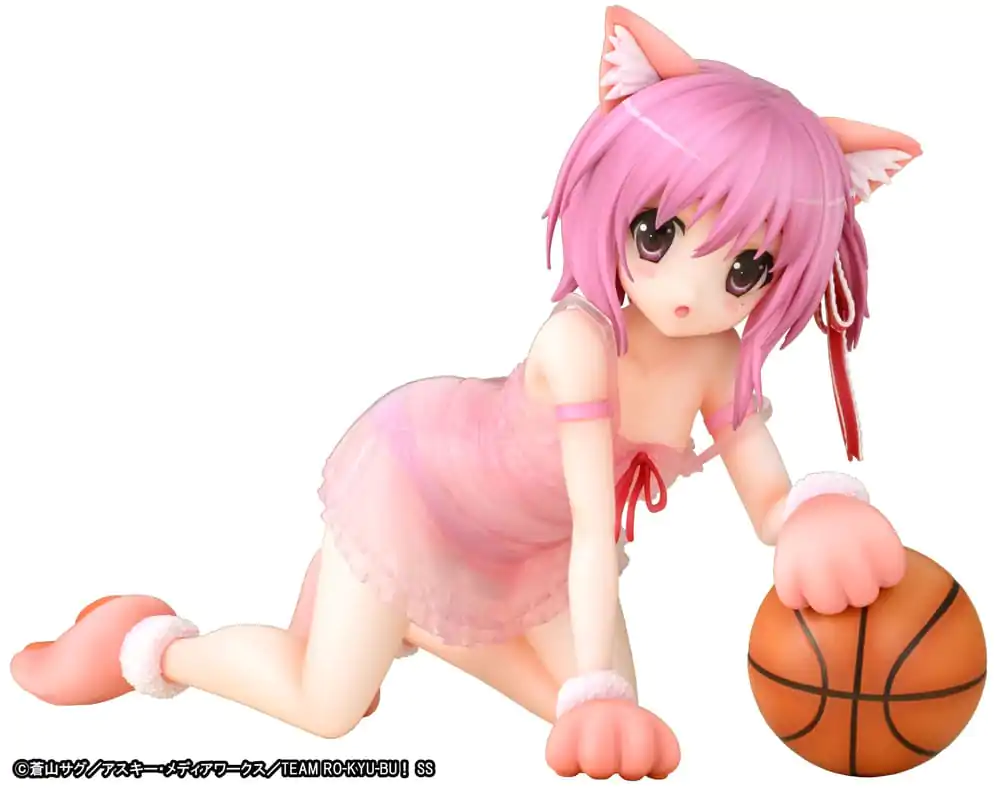 Ro-Kyu-Bu: Fast Break! 1/7 Tomoka Minato Kemomimi Lingerie Ver. PVC szobor figura 18 cm termékfotó