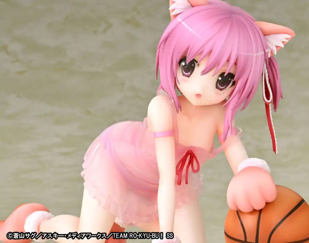 Ro-Kyu-Bu: Fast Break! 1/7 Tomoka Minato Kemomimi Lingerie Ver. PVC szobor figura 18 cm termékfotó