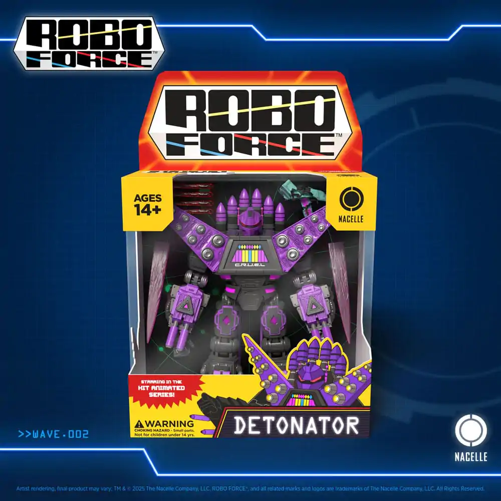 Robo Force Wave 2 Detonator akciófigura 24 cm termékfotó