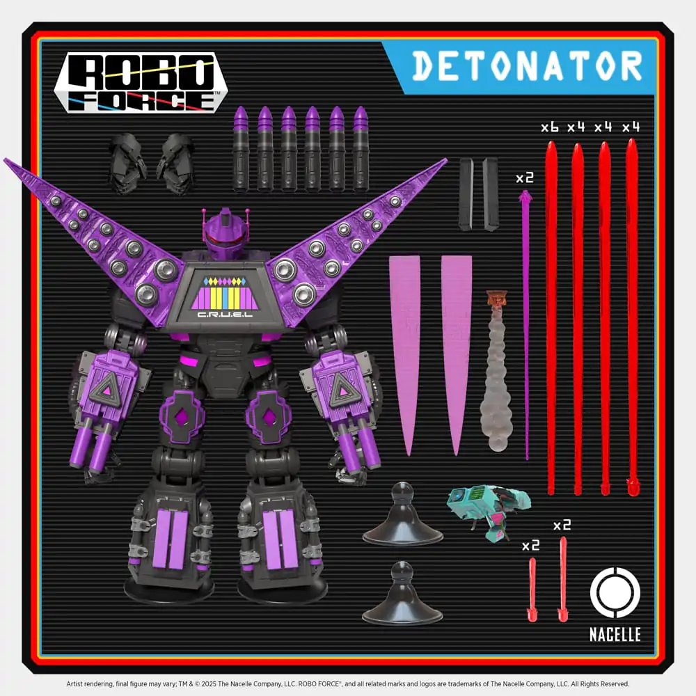 Robo Force Wave 2 Detonator akciófigura 24 cm termékfotó