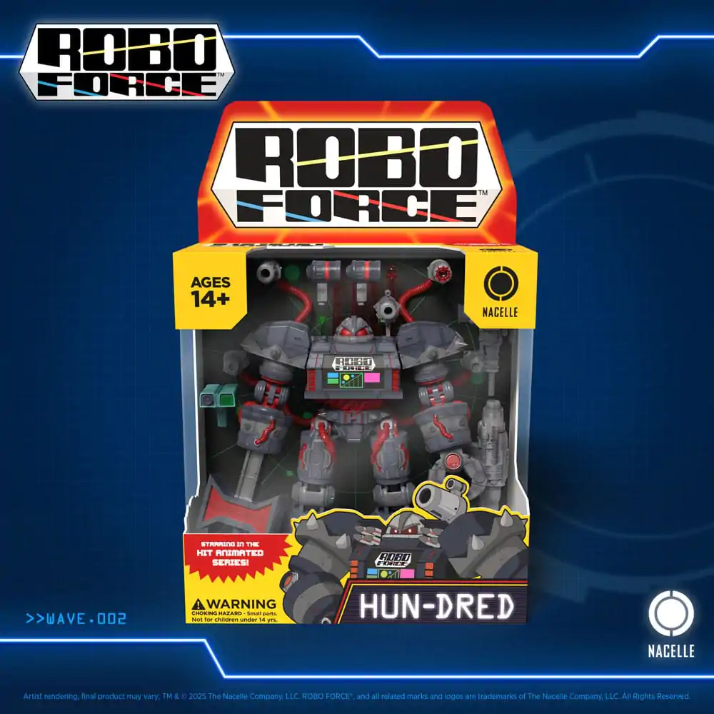 Robo Force Wave 2 Hun-Dred akciófigura 23 cm termékfotó