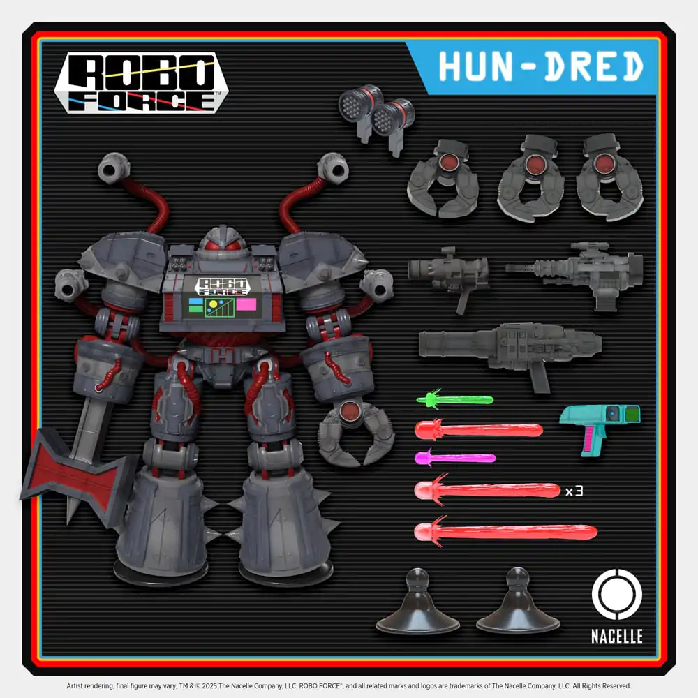 Robo Force Wave 2 Hun-Dred akciófigura 23 cm termékfotó