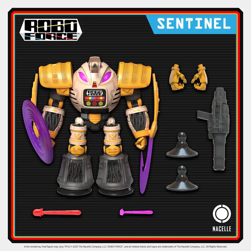 Robo Force Wave 2 Sentinel akciófigura 18 cm termékfotó