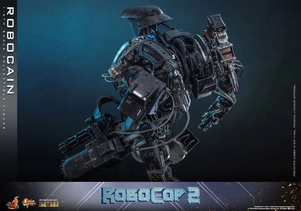 RoboCop 2 Movie Masterpiece Diecast 1/6 RoboCain akciófigura 40 cm termékfotó