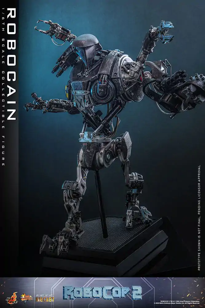 RoboCop 2 Movie Masterpiece Diecast 1/6 RoboCain akciófigura 40 cm termékfotó