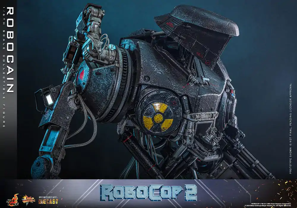 RoboCop 2 Movie Masterpiece Diecast 1/6 RoboCain akciófigura 40 cm termékfotó