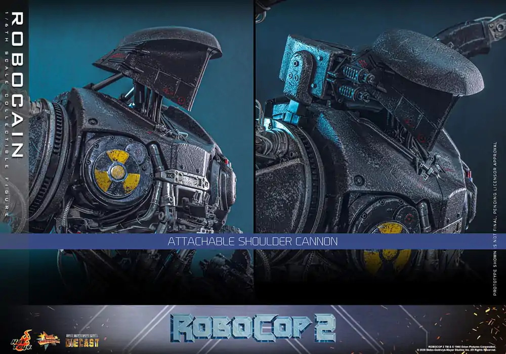 RoboCop 2 Movie Masterpiece Diecast 1/6 RoboCain akciófigura 40 cm termékfotó