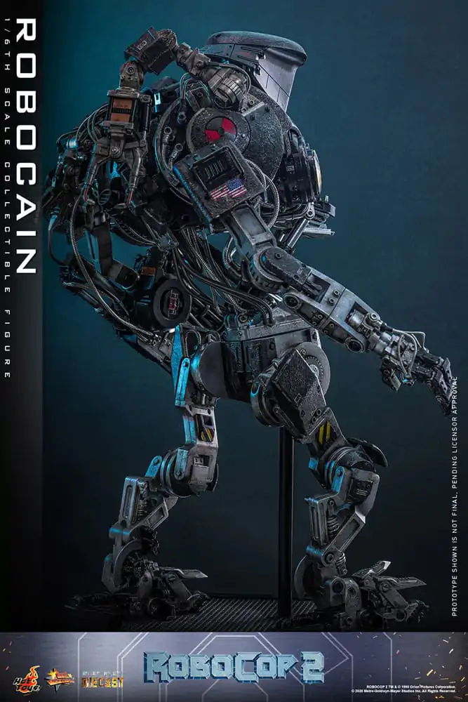 RoboCop 2 Movie Masterpiece Diecast 1/6 RoboCain akciófigura 40 cm termékfotó