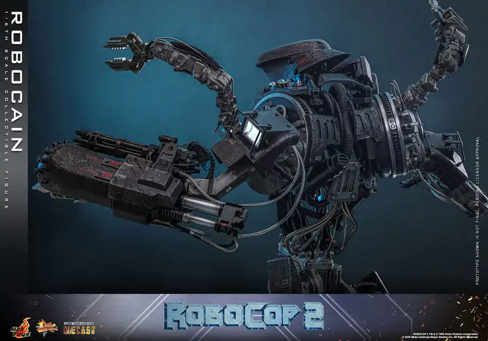 RoboCop 2 Movie Masterpiece Diecast 1/6 RoboCain akciófigura 40 cm termékfotó