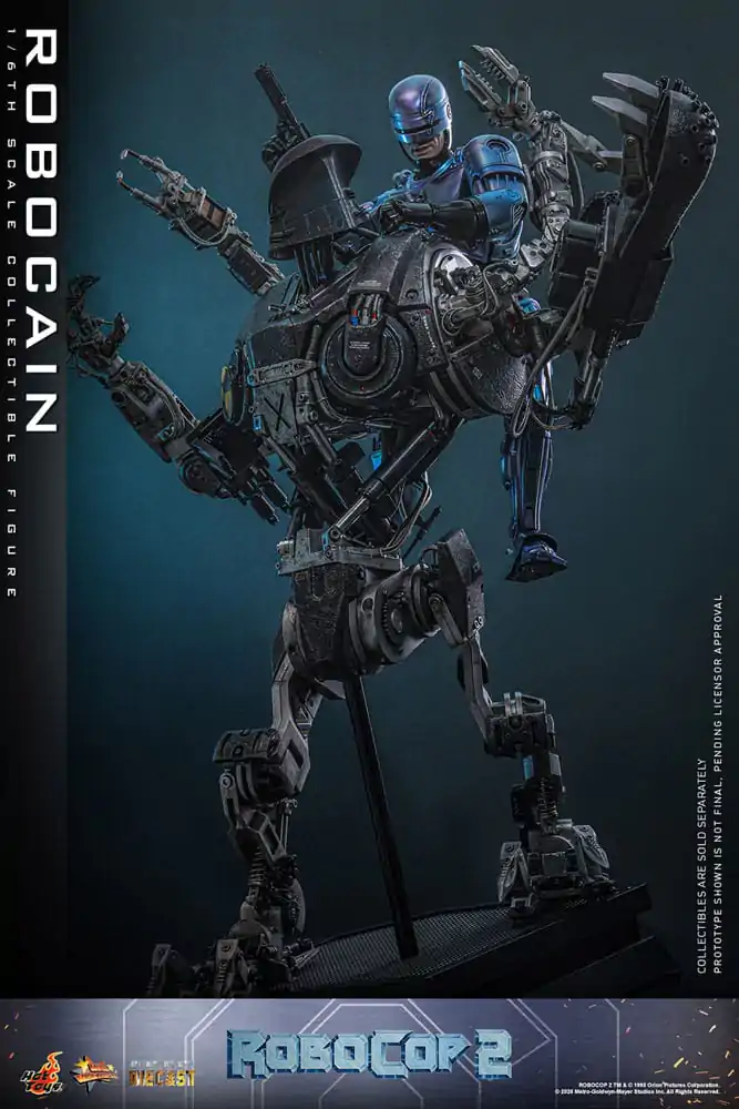 RoboCop 2 Movie Masterpiece Diecast 1/6 RoboCain akciófigura 40 cm termékfotó
